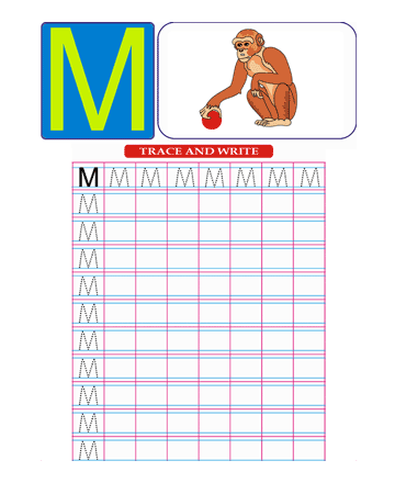 Capital Letter M Sheet