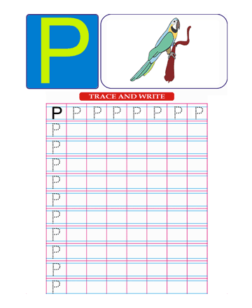 Capital Letter P Sheet