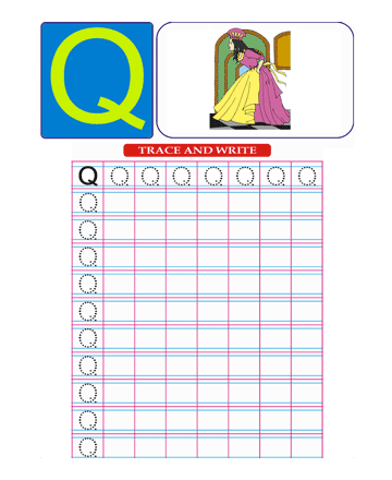 Capital Letter Q Sheet