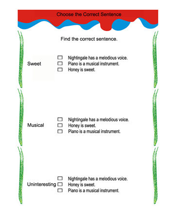 Correct Sentences 14 Sheet