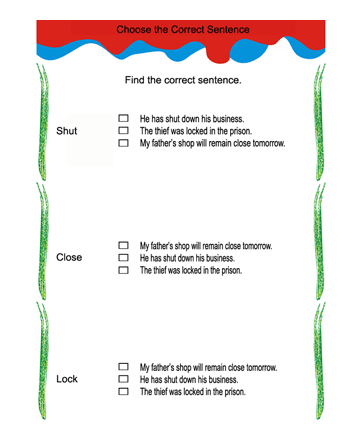 Correct Sentences 21 Sheet