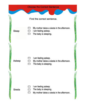 Correct Sentences 24 Sheet