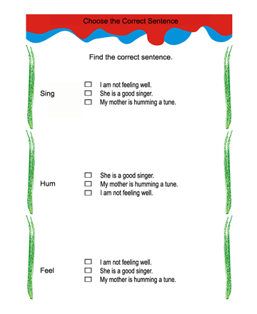 Correct Sentences 43 Sheet