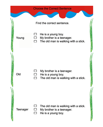 Correct Sentences 48 Sheet