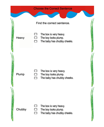 Correct Sentences 5 Sheet