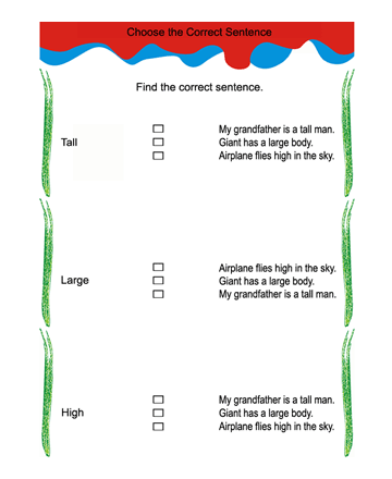 Correct Sentences 6 Sheet