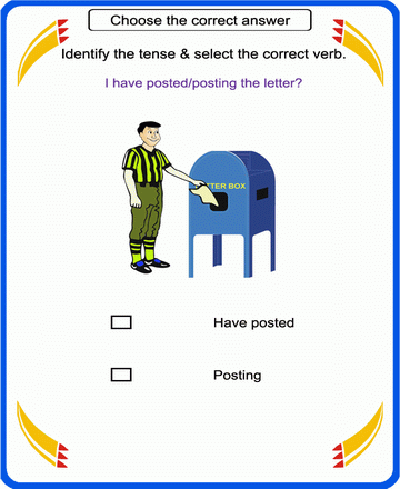 Correct Verb 14 Sheet