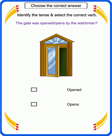 Correct Verb 25 Sheet