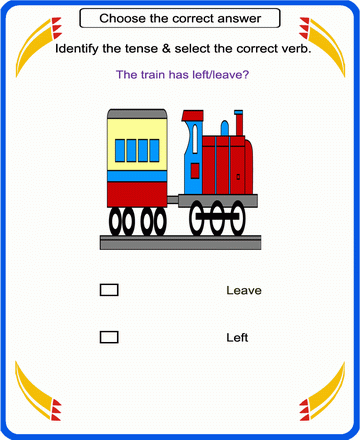 Correct Verb 35 Sheet