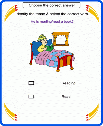 Correct Verb 6 Sheet