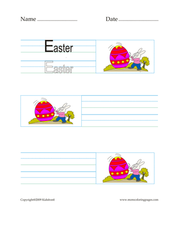 Easter Word Worksheet Sheet