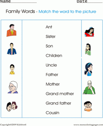 Family Members Sheet