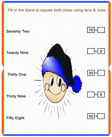 Fill In The Box 11 Sheet