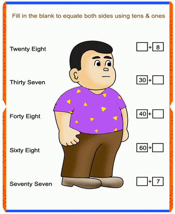 Fill In The Box 5 Sheet