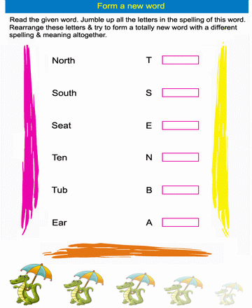 Forming Word 15 Sheet