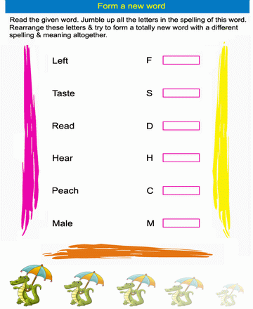 Forming Word 16 Sheet