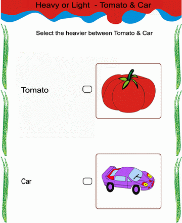 Select Heavier Option 13 Sheet