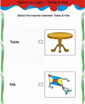 Select Heavier Option 17 Sheet