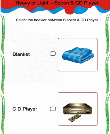 Select Heavier Option 29 Sheet