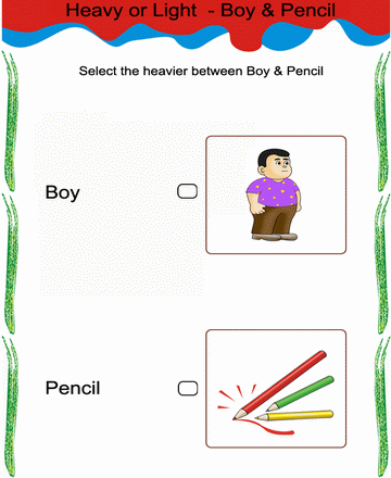 Select Heavier Option 8 Sheet