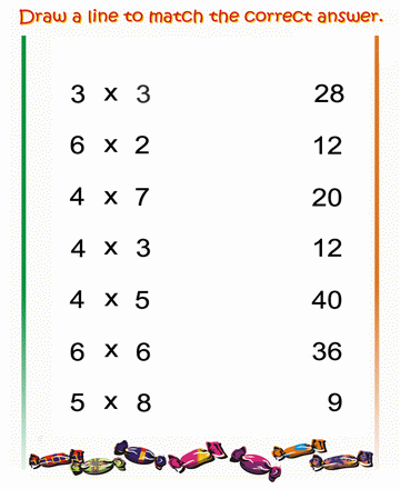 Matching Number 16 Sheet