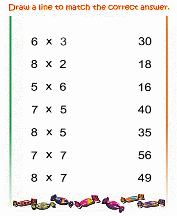 Matching Number 46 Sheet