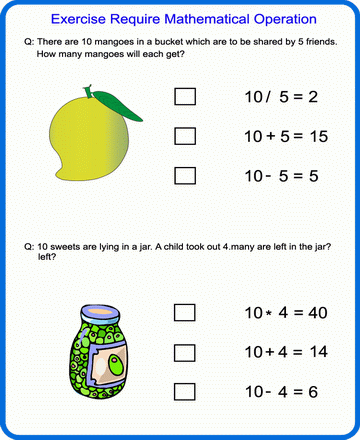 Mathematical Operation 11 Sheet