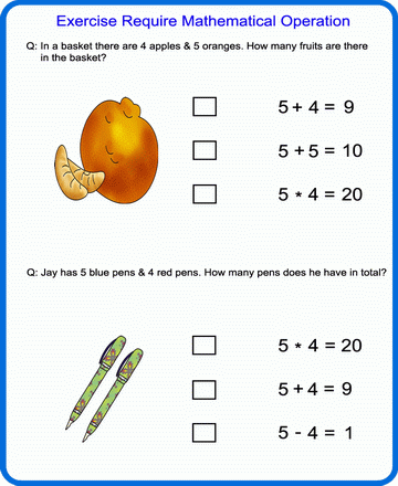 Mathematical Operation 14 Sheet