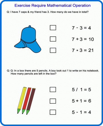 Mathematical Operation 19 Sheet