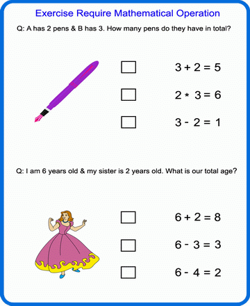 Mathematical Operation 29 Sheet