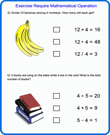 Mathematical Operation 9 Sheet