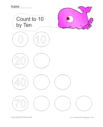 Number Game 10 Sheet