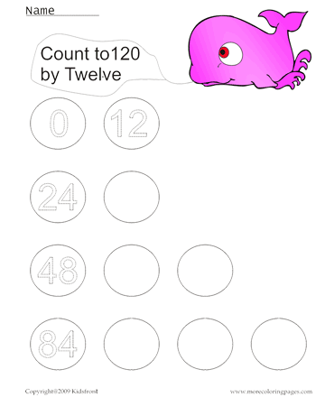 Number Game 12 Sheet