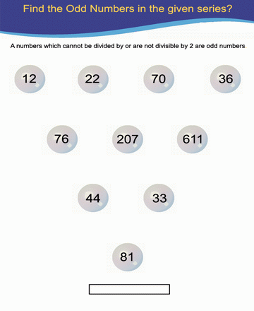 Odd Number 11 Sheet