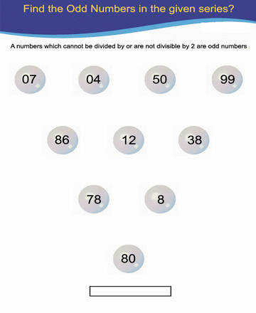 Odd Number 20 Sheet