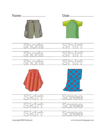 Letter S Words Worksheet Sheet