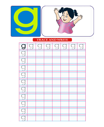 Small Letter G Sheet