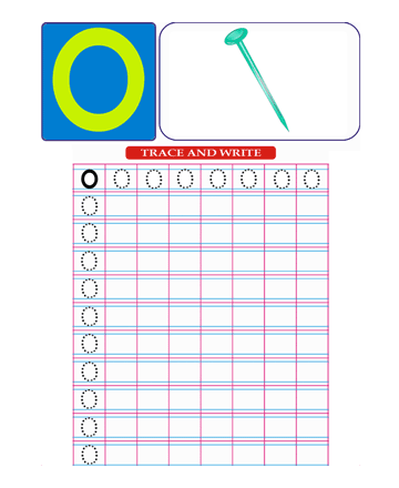 Small Letter O Sheet