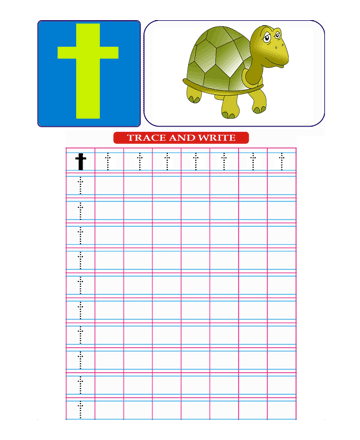 Small Letter T Sheet