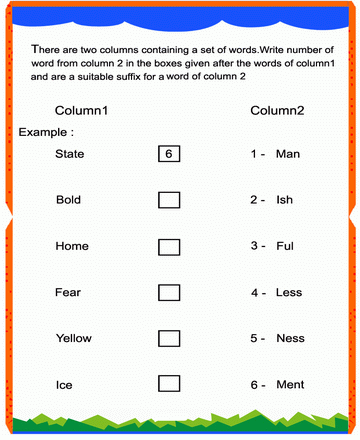 Suffix 17 Sheet