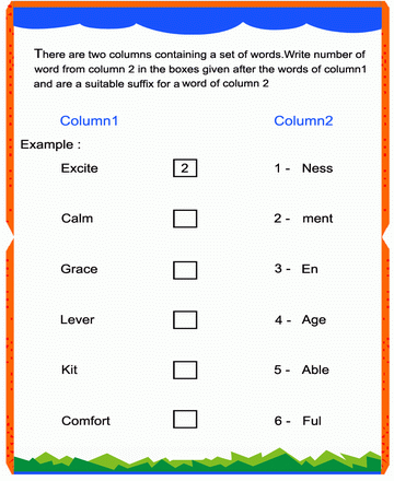 Suffix 24 Sheet