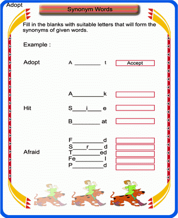 Synonyms 30 Sheet