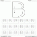 Block Letter Dot To Dots B