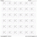 Block Letter Dot To Dots K