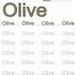 Olive Word Color Coloring Worksheet