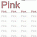 Pink Word Color Coloring Worksheet