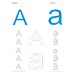 Small And Capital Letter A