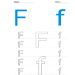 Small And Capital Letter F