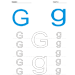 Small And Capital Letter G