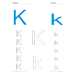Small And Capital Letter K